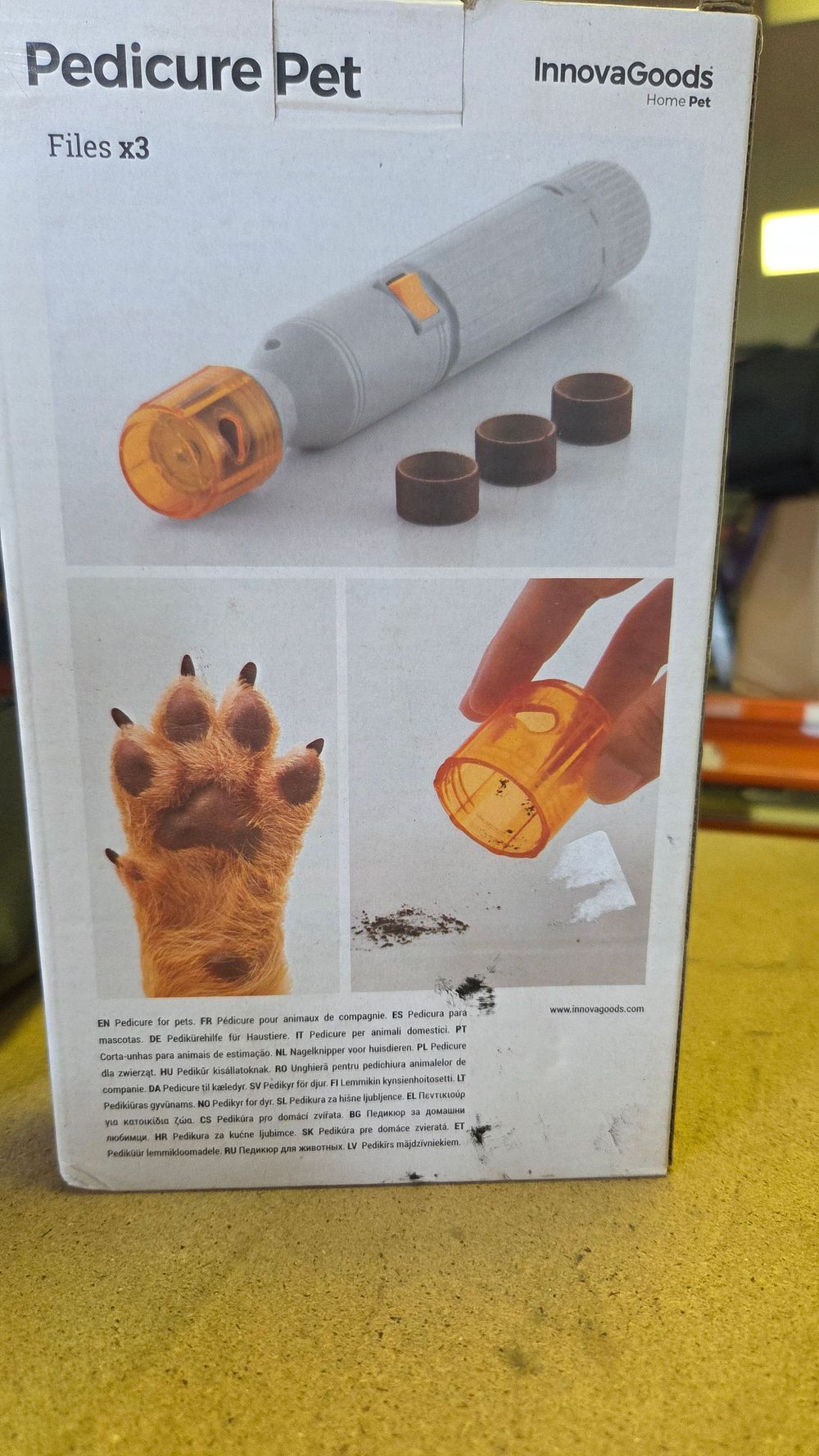 Lot 369 – InnovaGoods Home Pet Pedicure Pet Electric Pet Nail Grinder