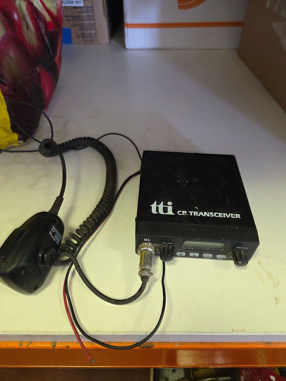Lot 383 – A TTi Mobile CB Radio Transceiver with Handheld Microphone