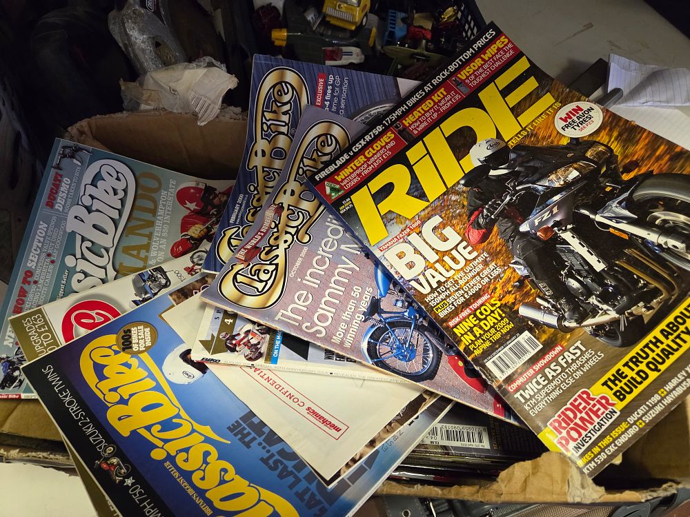 Lot 339 – A Collection of British Motorcycle Magazines including Classic Bike and RiDE