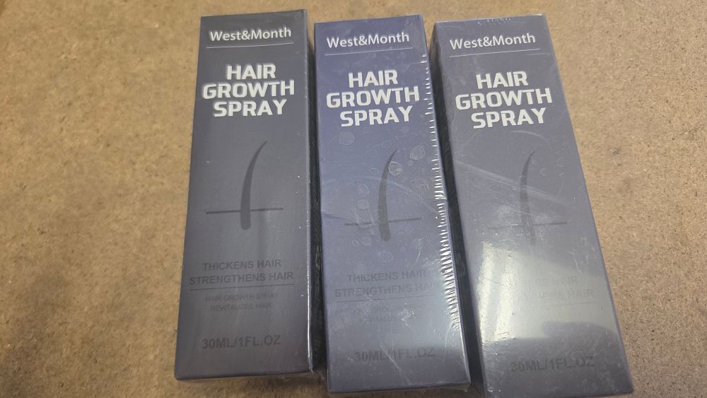 Lot 151 – A Trio of West&Month Hair Growth Spray 30ml Units
