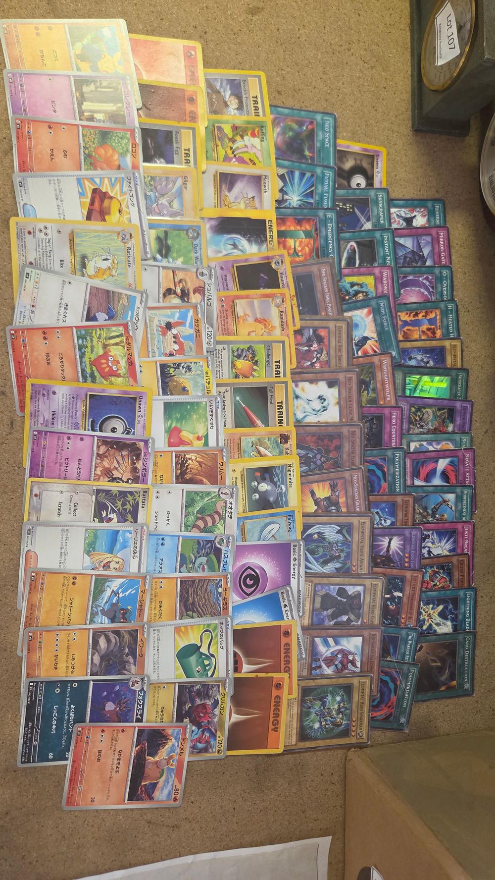 Lot 156 – An Assortment of Yu-Gi-Oh and Pokemon Trading Cards including 1st Edition and Japanese Language Cards