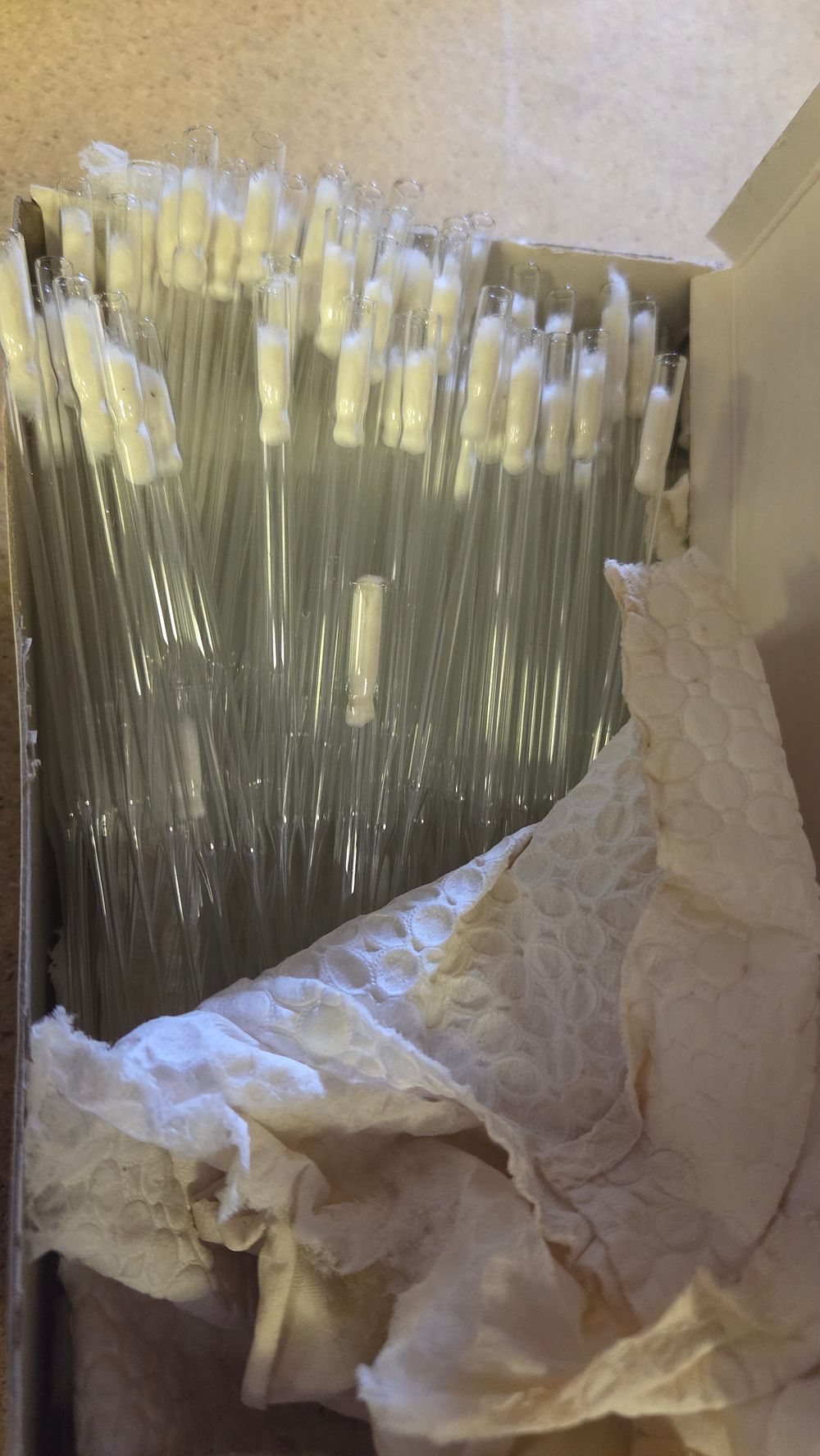 Lot 157 – A Collection of Disposable Glass Pasteur Transfer Pipettes