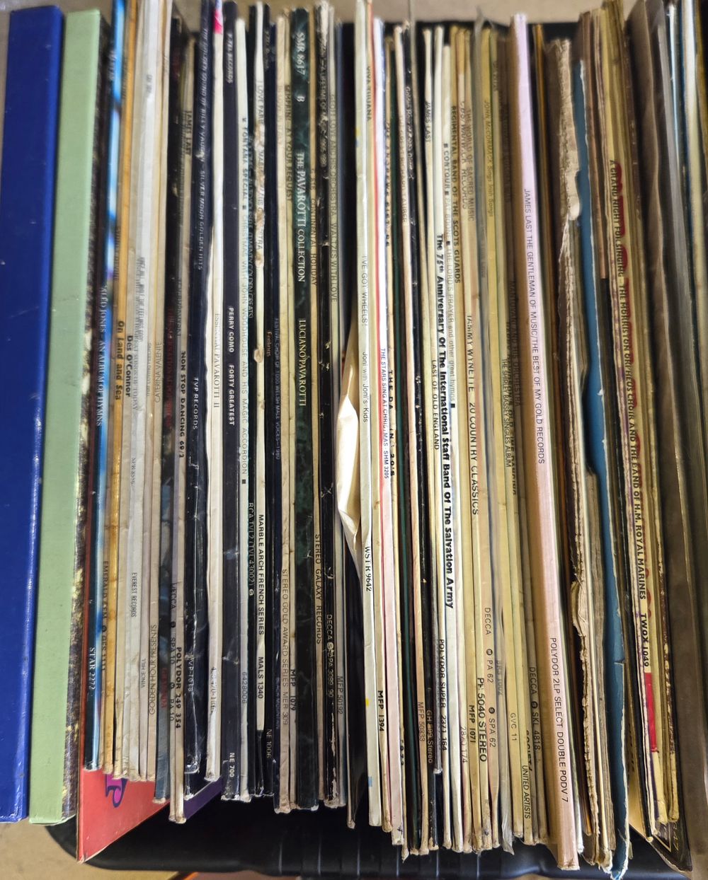 Lot 191 – A Collection of Approximately 50 Vinyl LP Records Featuring Easy Listening, Classical Vocal, and Choral Music