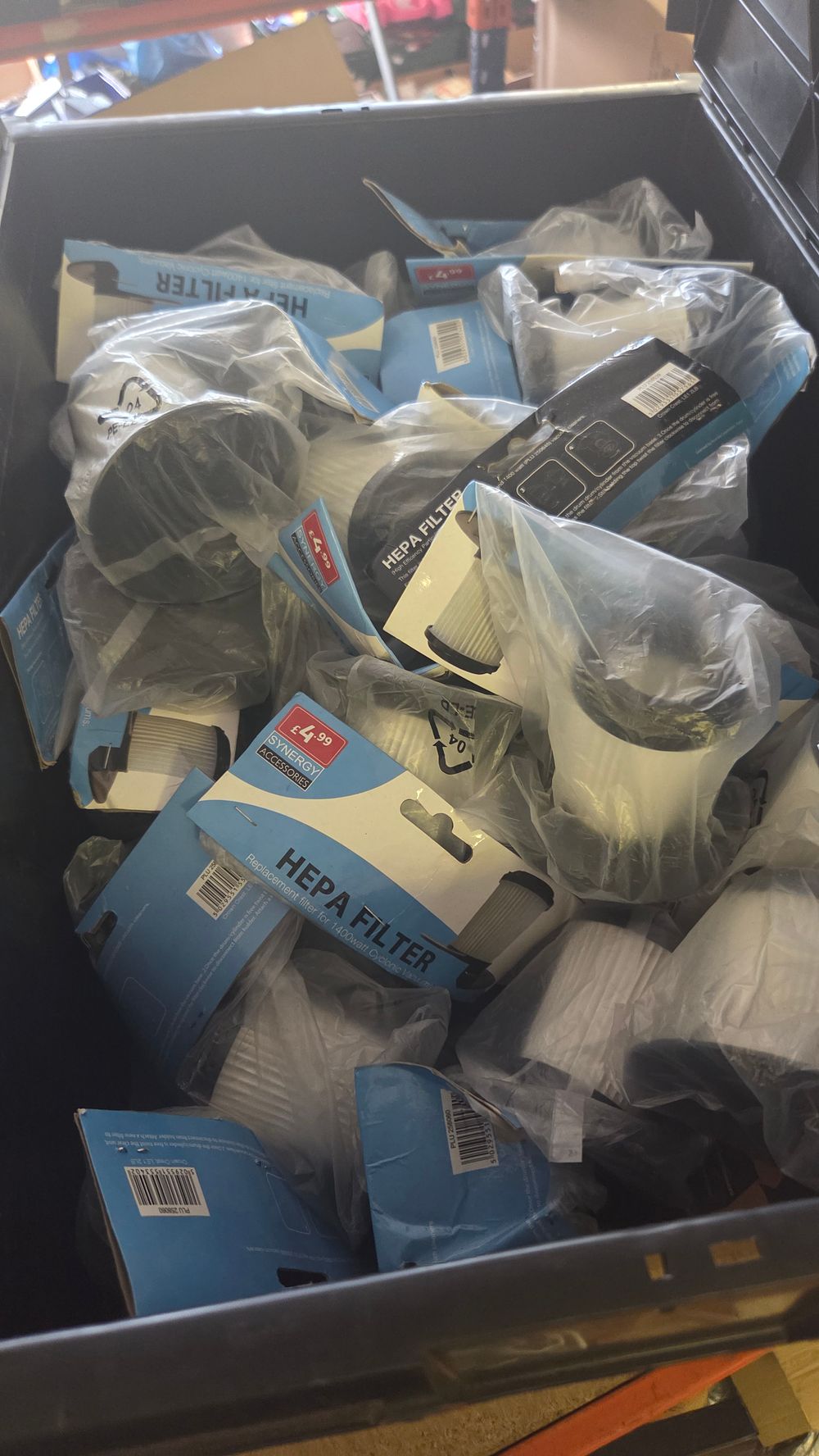 Lot 222 – A Collection of Synergy Accessories HEPA Replacement Filters for 1400W Cyclonic Vacuum Cleaners