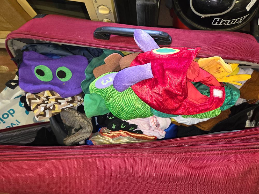 Lot 275 – A Suitcase of Fancy Dress Items