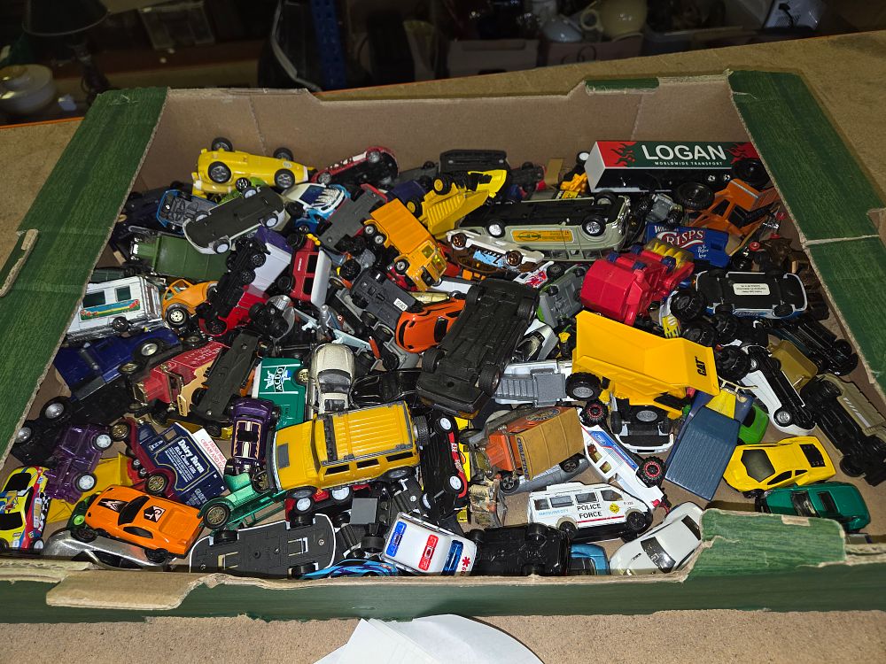 Lot 280 – A Large Collection of Toy Vehicles including Commercial and Emergency Models