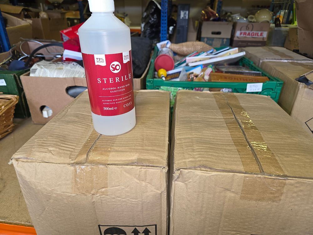 Lot 292 – Two Boxes of So Sterile Alcohol Hand Sanitiser Bottles