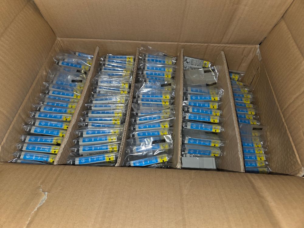 Lot 294 – Model E-872 Compatible Cyan Inkjet Cartridges