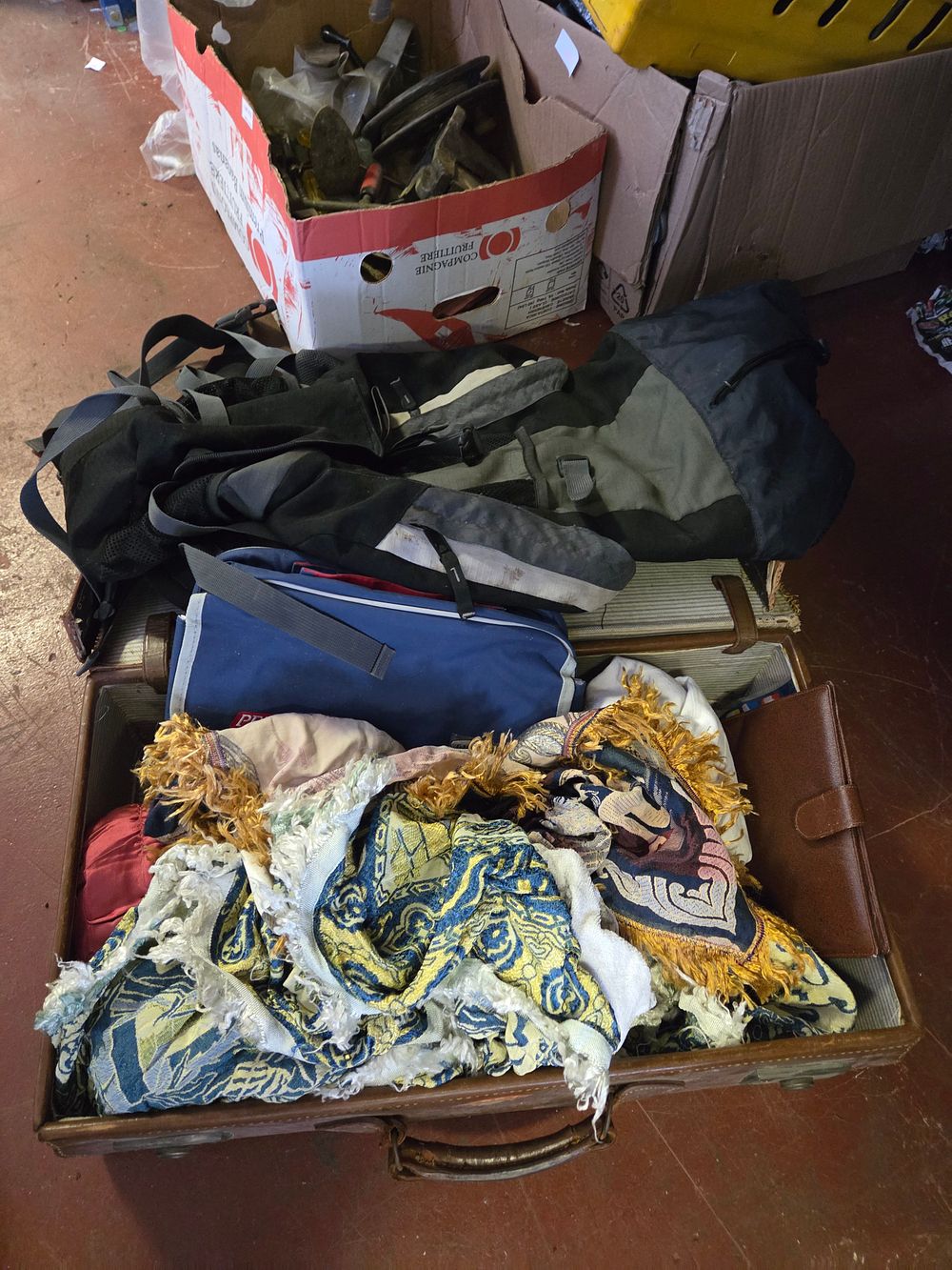 Lot 309 – An Assortment of Travel Luggage and Utility Items including a Wilderness 55 Backpack