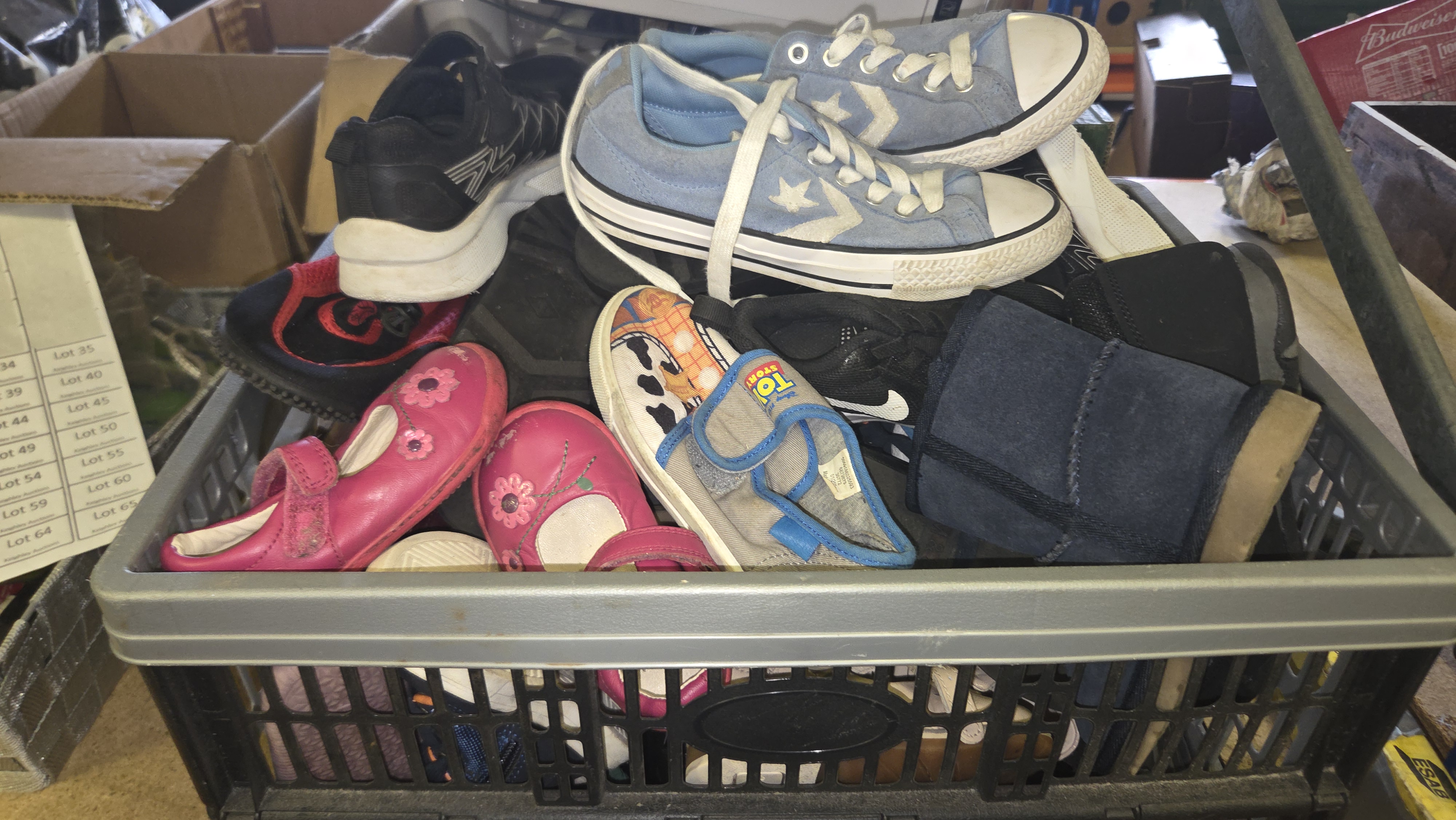 An Assortment of Children's Footwear