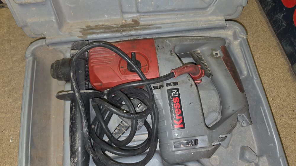 Lot 194 – Kress Corded Rotary Hammer Drill in Carry Case w/o