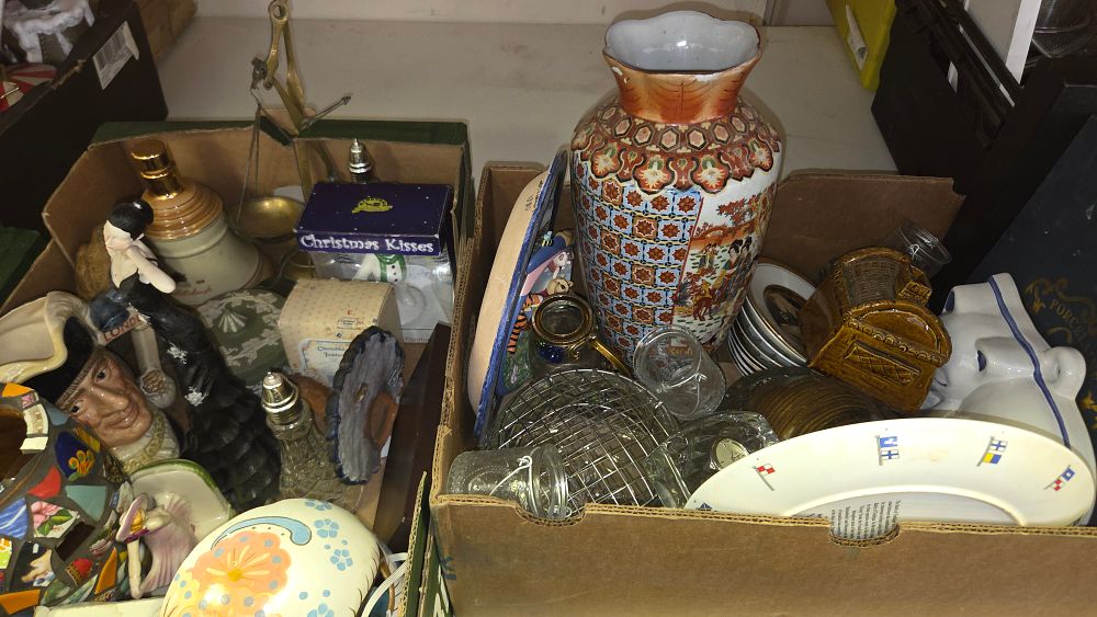 Lot 202 – An Assortment of Decorative Ceramics, Glassware, and Miscellaneous Collectibles