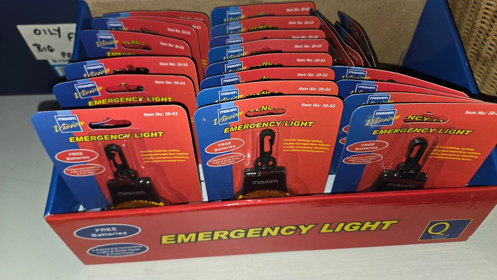 Lot 237 – A Collection of Maxim Vision LED Emergency Clip-On Lights in Retail Display Box