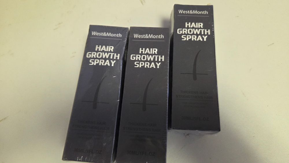 Lot 280 – A Trio of West&Month Hair Growth Spray Treatments 30ml