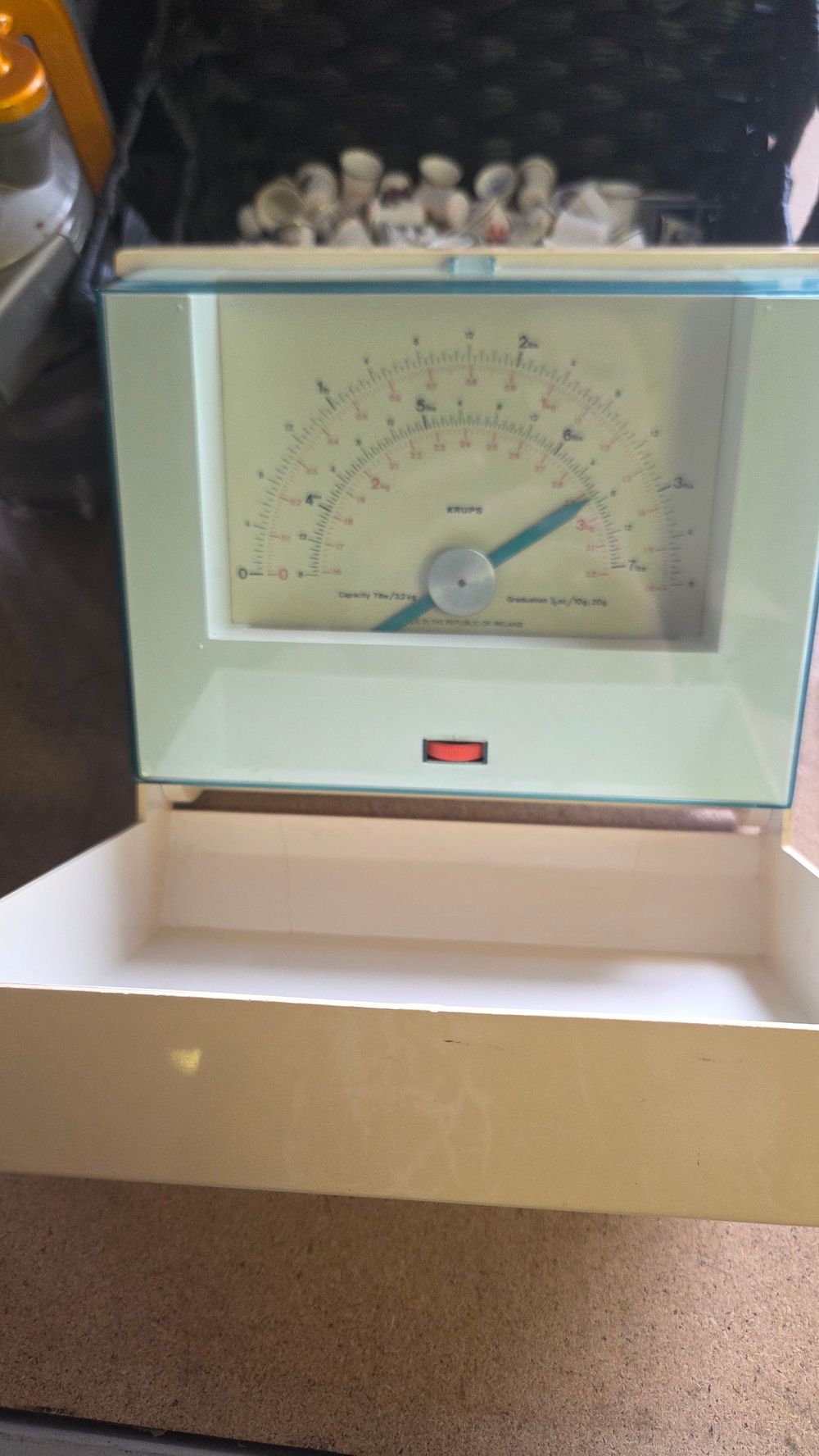 Lot 272 – Vintage Krups Wall-Mounted Folding Kitchen Scale