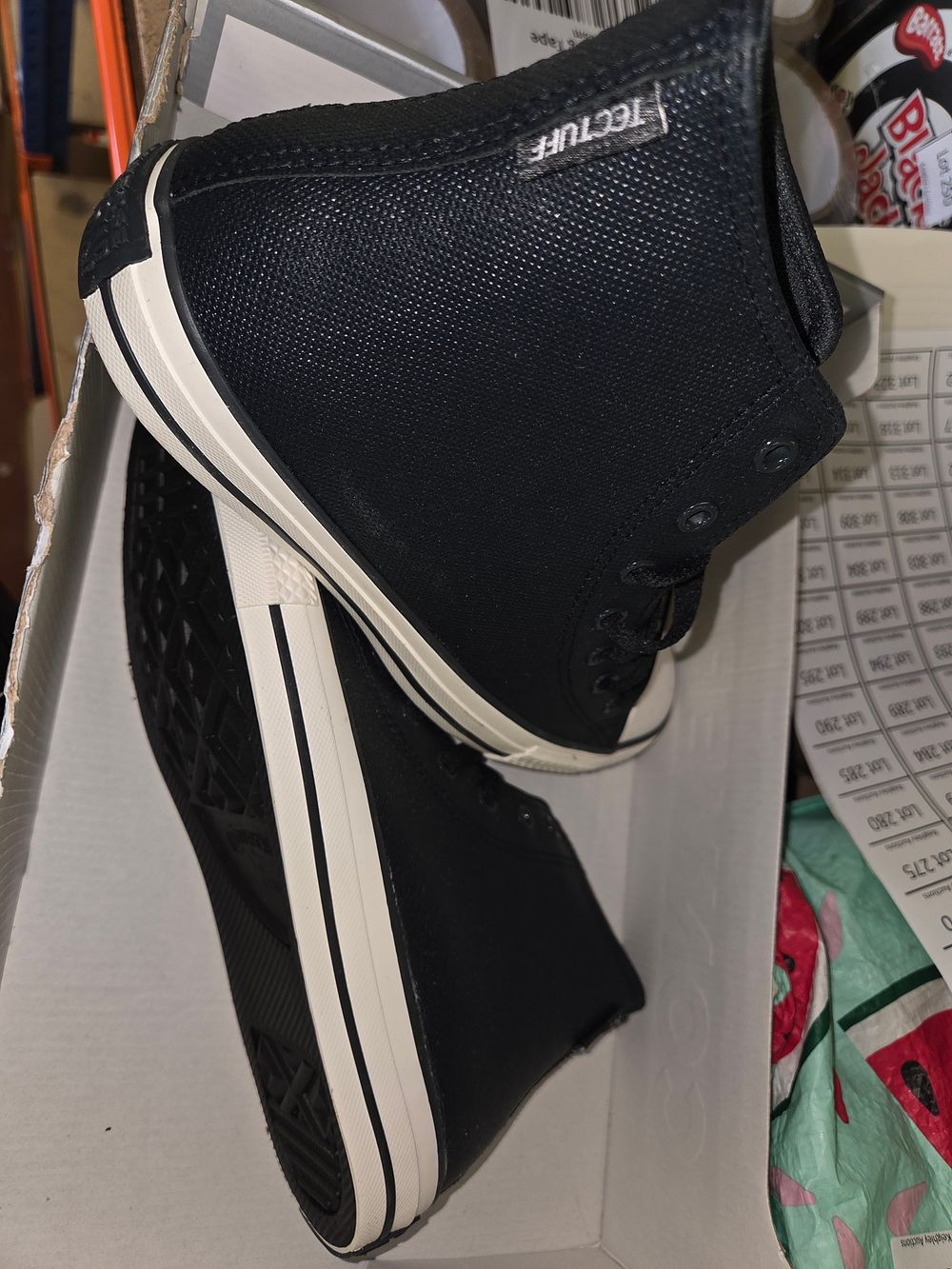 Lot 297 – A Pair of Converse Chuck Taylor All Star Hi TecTuff Sneakers Size 5.5