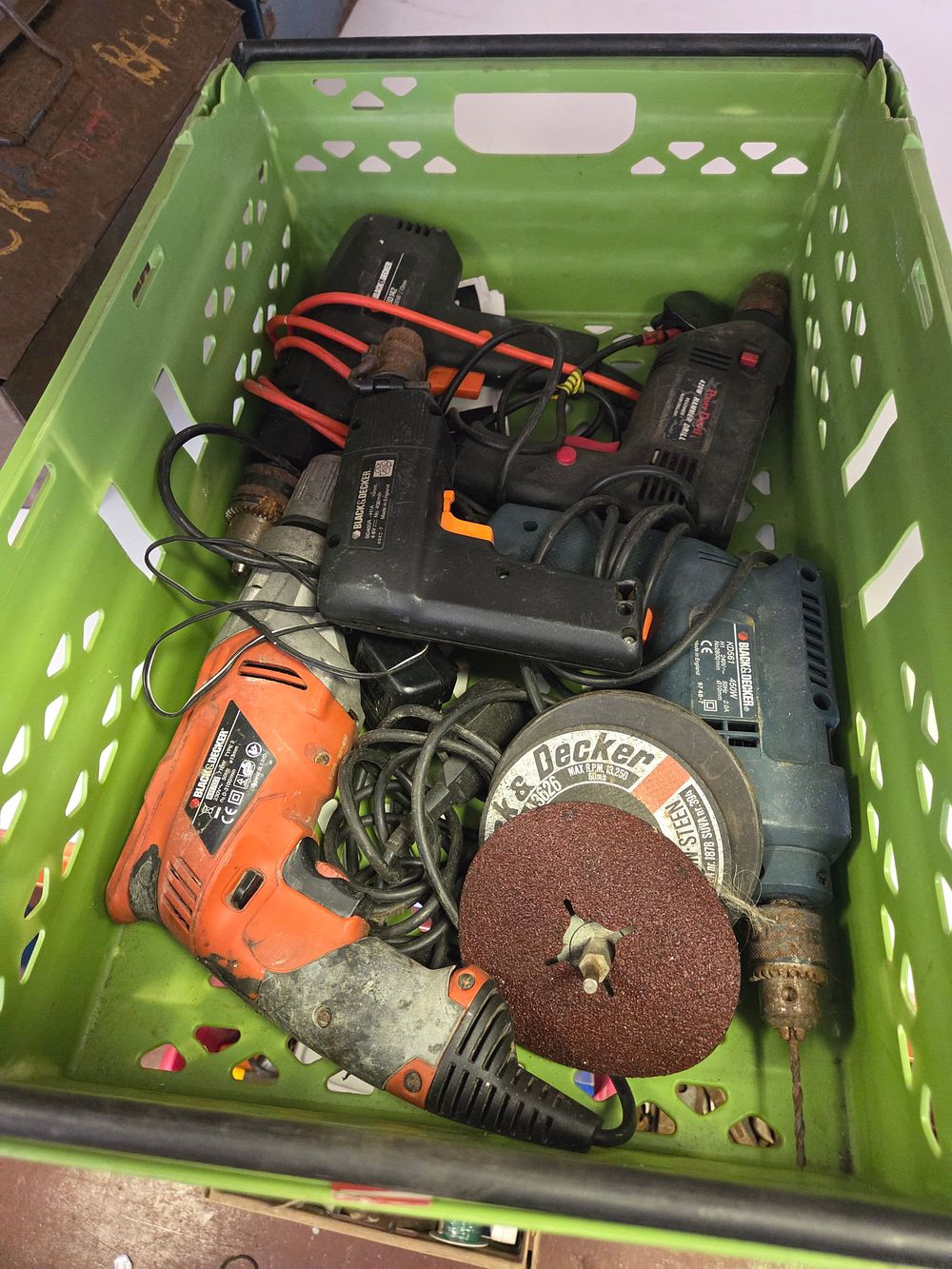 Lot 357 – A Collection of Black & Decker and Power Devil Power Tools and Accessories w/o