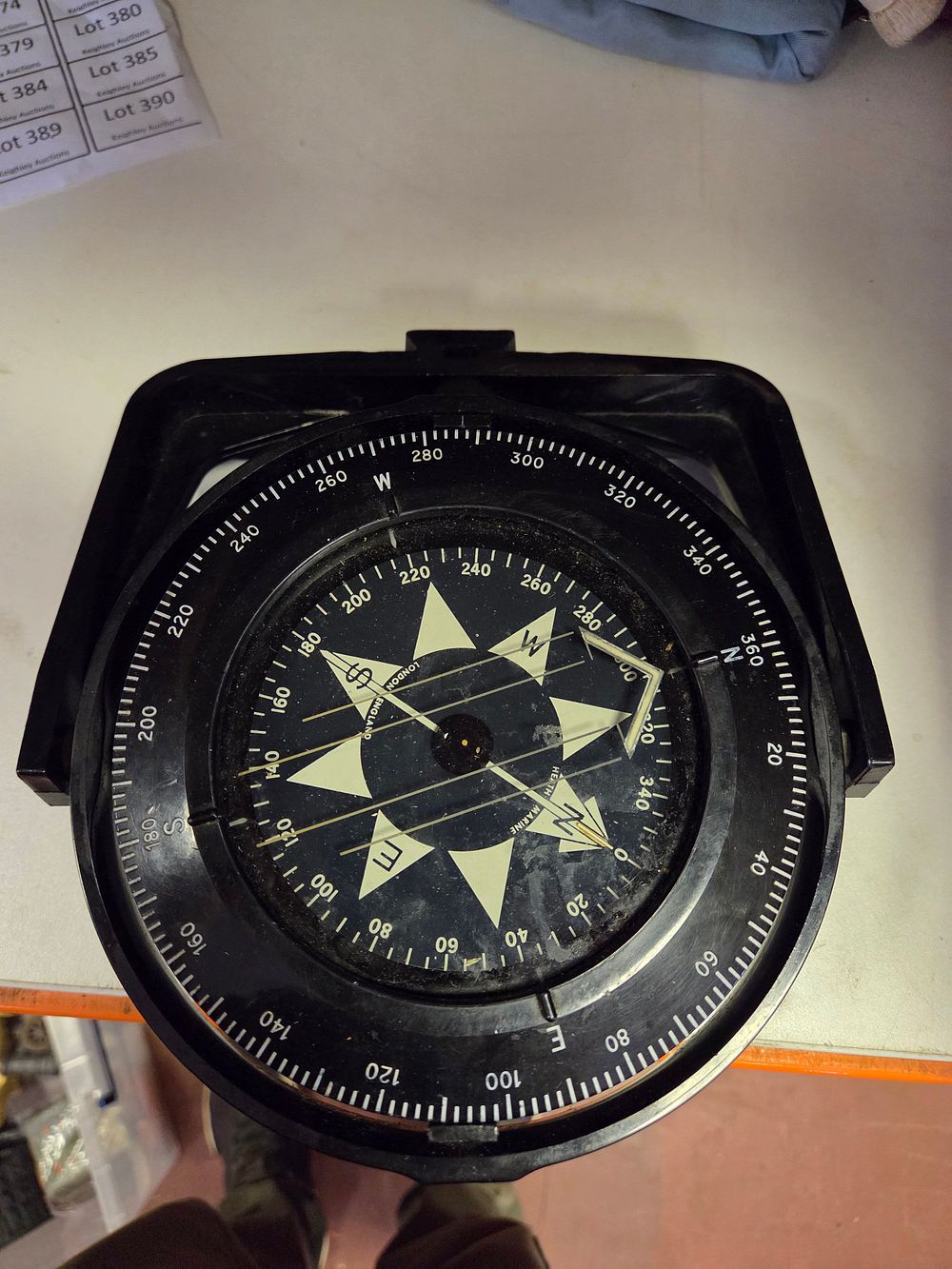 Lot 367 – A Heath Marine Bosun Gimballed Marine Compass