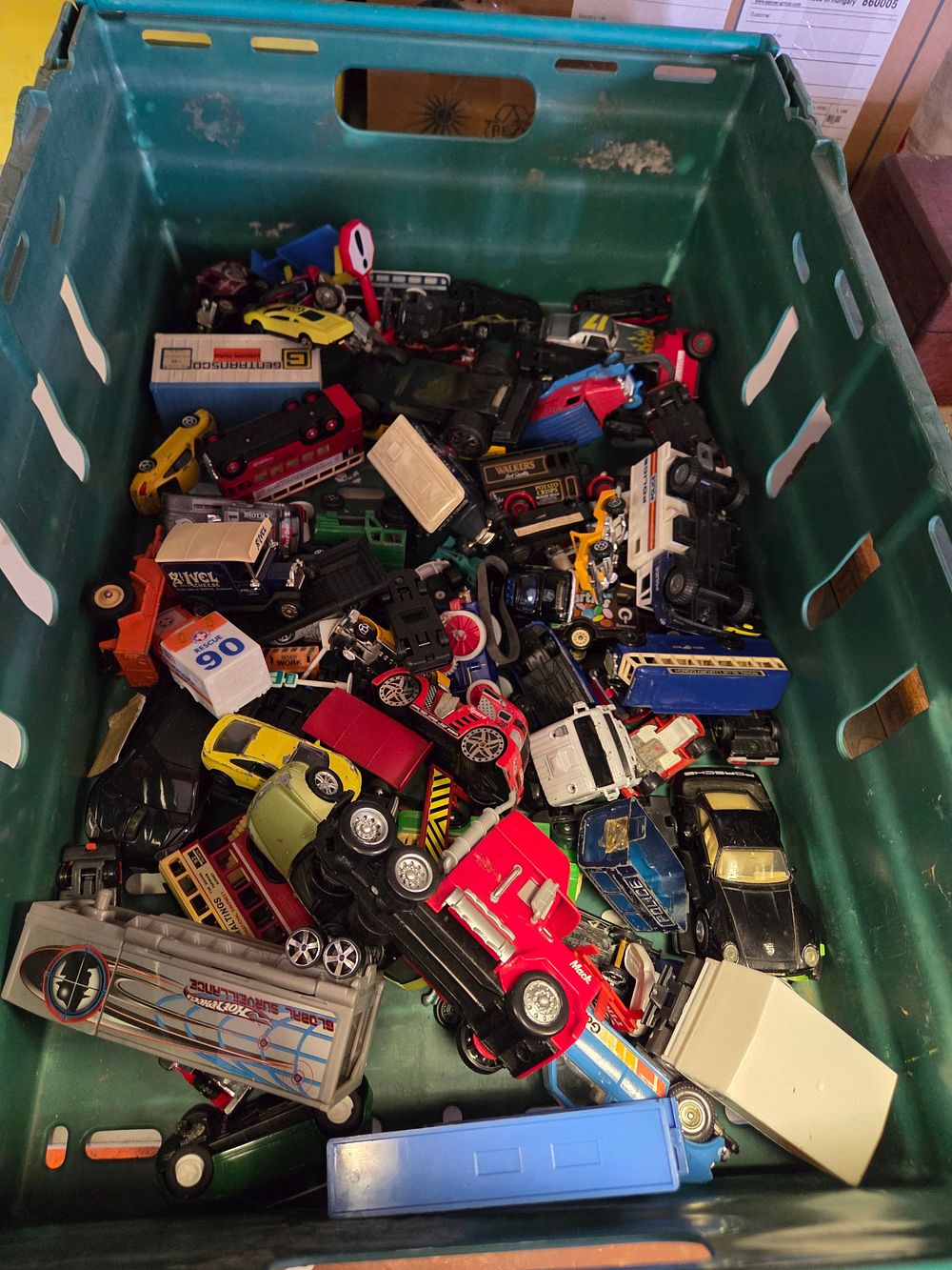 Lot 369 – A Collection of Approximately 40 Die-cast and Plastic Toy Vehicles including Hot Wheels and Mack
