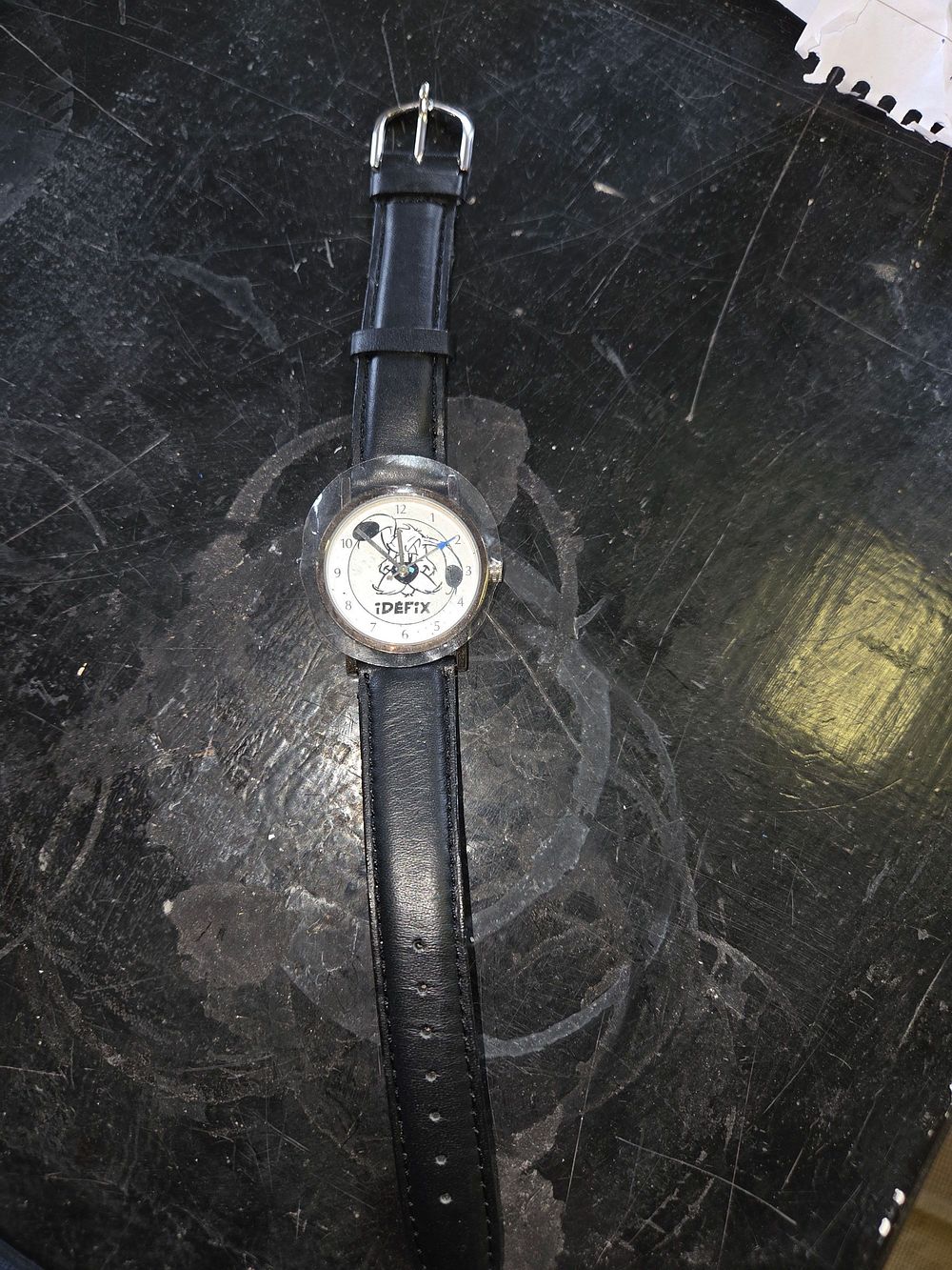 Lot 614 – A 1996 Citime Asterix and Obelix Idefix Character Quartz Wristwatch