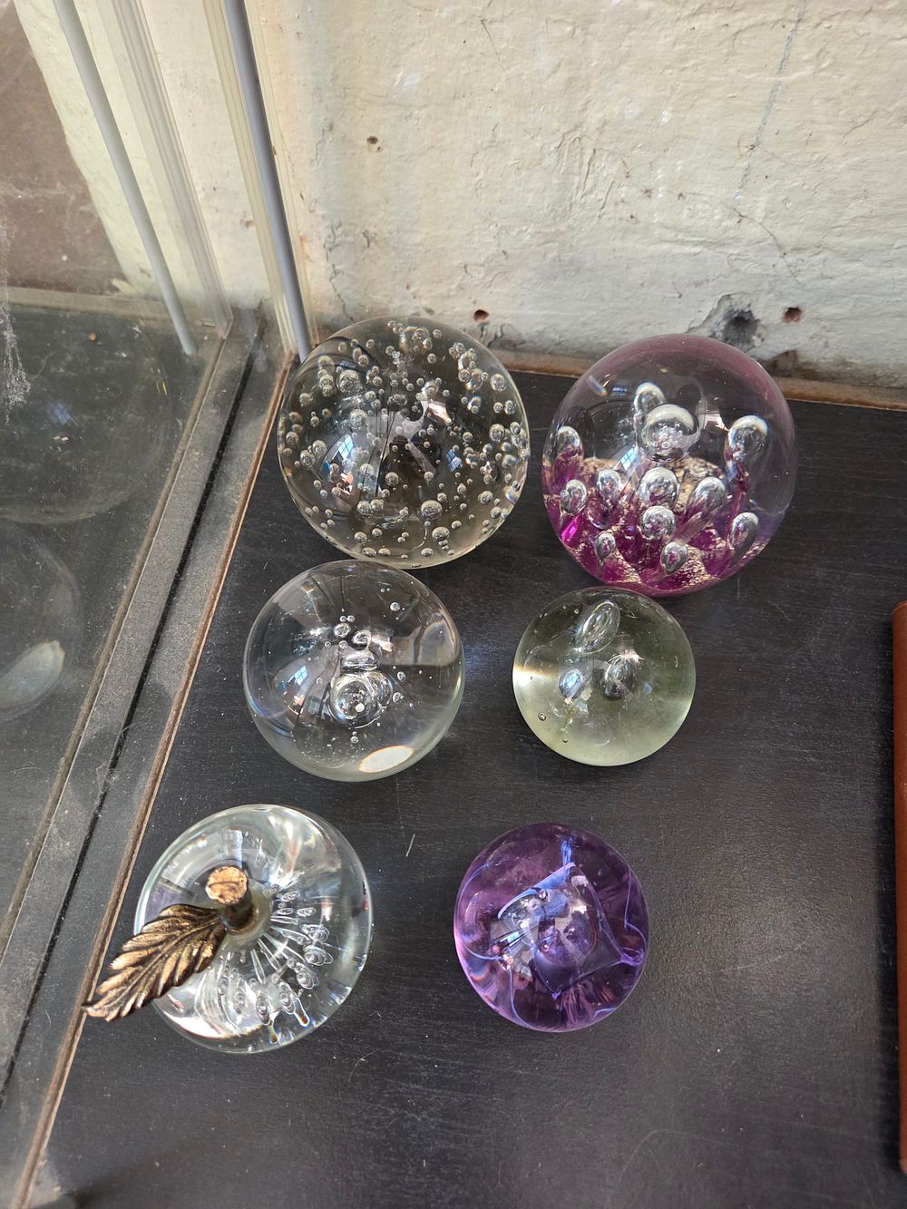 Lot 631 – An Assortment of Art Glass Paperweights Including Bullicante and Figural Examples