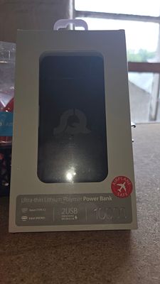 10000mAh Ultra-thin Lithium Polymer Power Bank with Dual USB Output