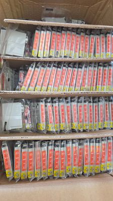 A Collection of Red E-877 Ink Cartridges