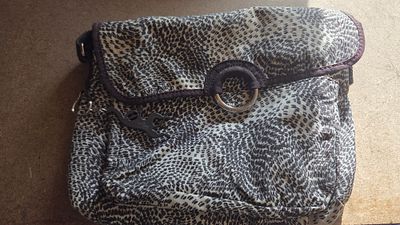 A Kipling Jata Crossbody Bag in Cheeta Print
