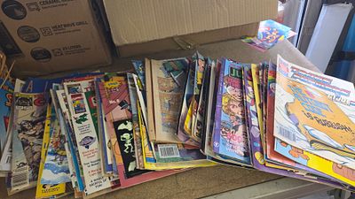 A Collection of Vintage UK Comic Books and Children's Periodicals including Marvel and Fleetway 