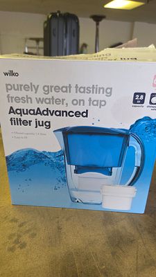 Wilko AquaAdvanced 2.8 Litre Water Filter Jug in Original Packaging