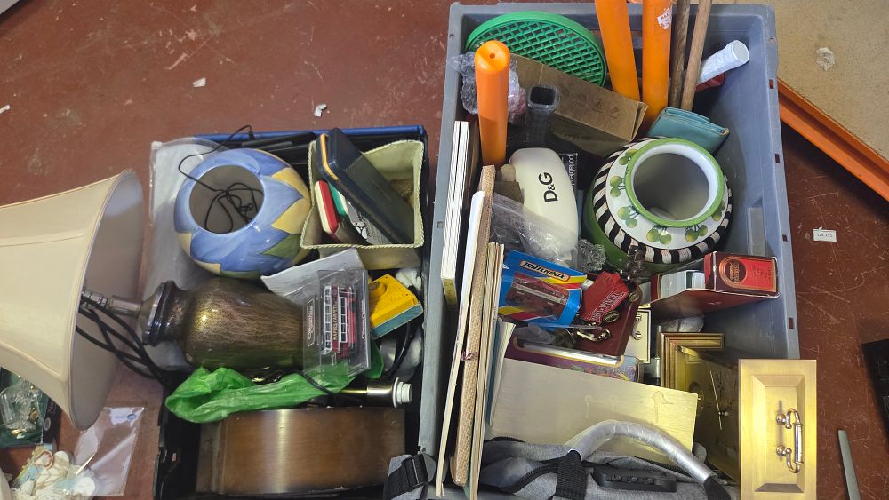 Lot 245 – Two Boxes of Mixed Ceramics, and Household Items