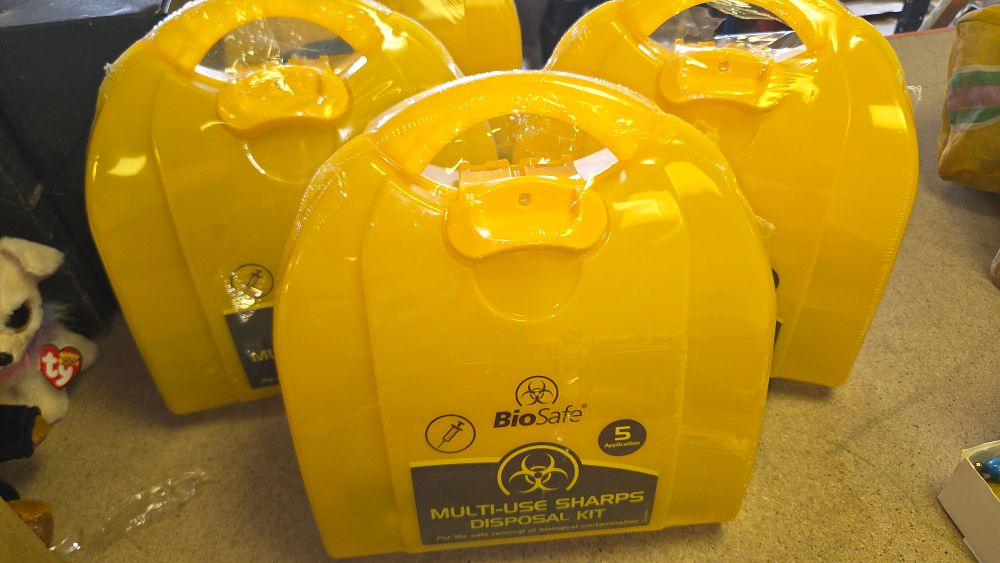 Lot 171 – A Trio of BioSafe Five Application Sharps Disposal Kits in Mezzo Boxes