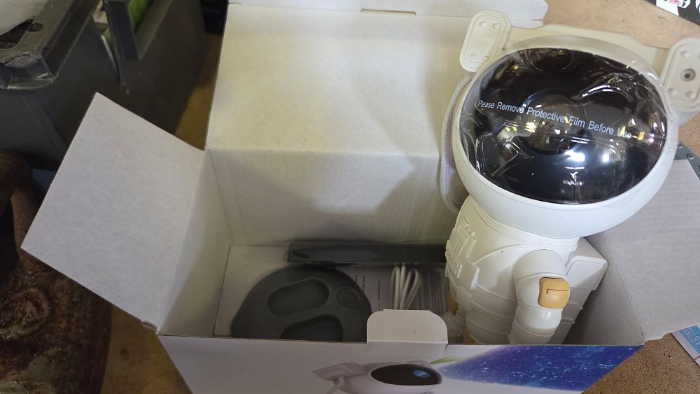 Lot 175 – Astronaut-Themed LED Starry Sky and Galaxy Projector Lamp in Original Box