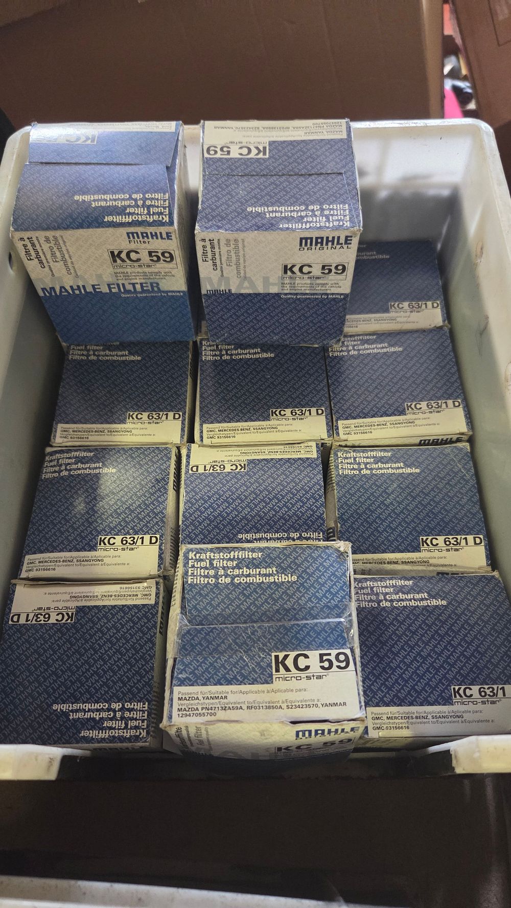 Lot 240 – Mahle Fuel Filters Comprising KC 59 and KC 63/1 D