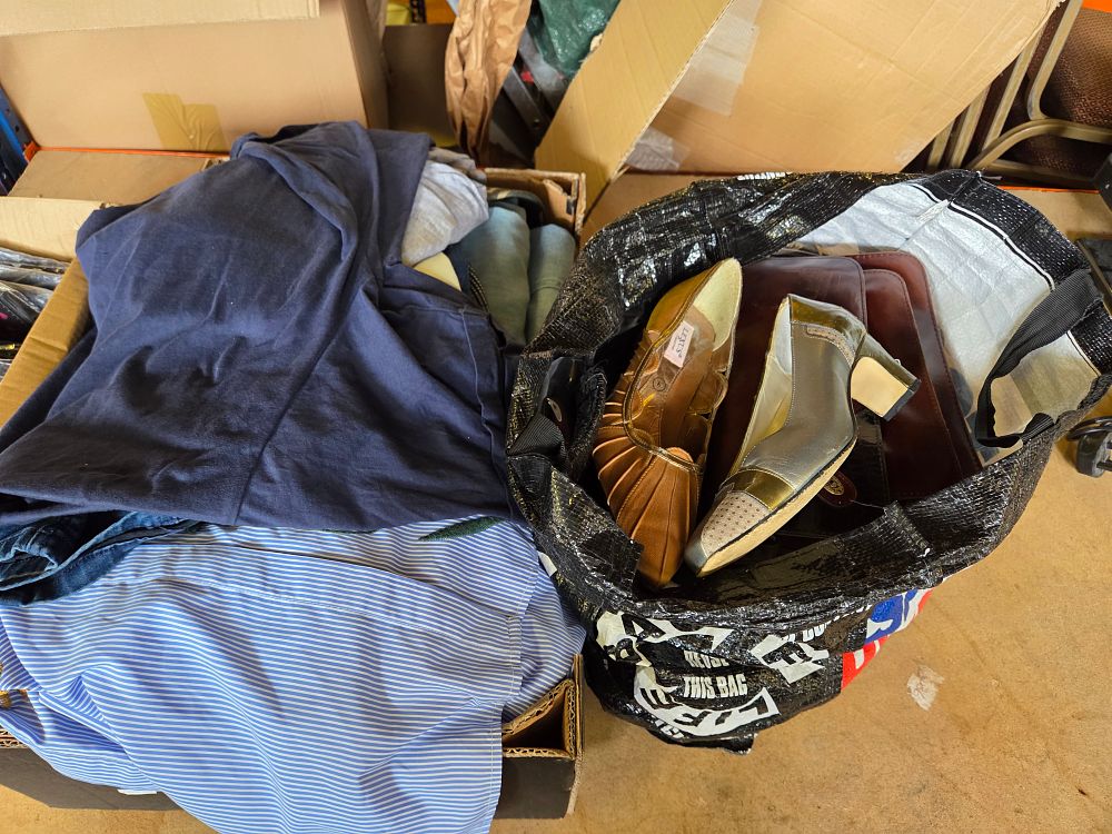 Lot 291 – A Collection of Mixed Apparel, Ladies Footwear and Bags