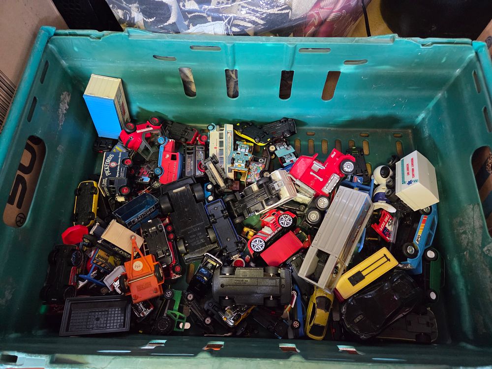 Lot 306 – A Collection of Vintage Die-cast and Plastic Toy Vehicles