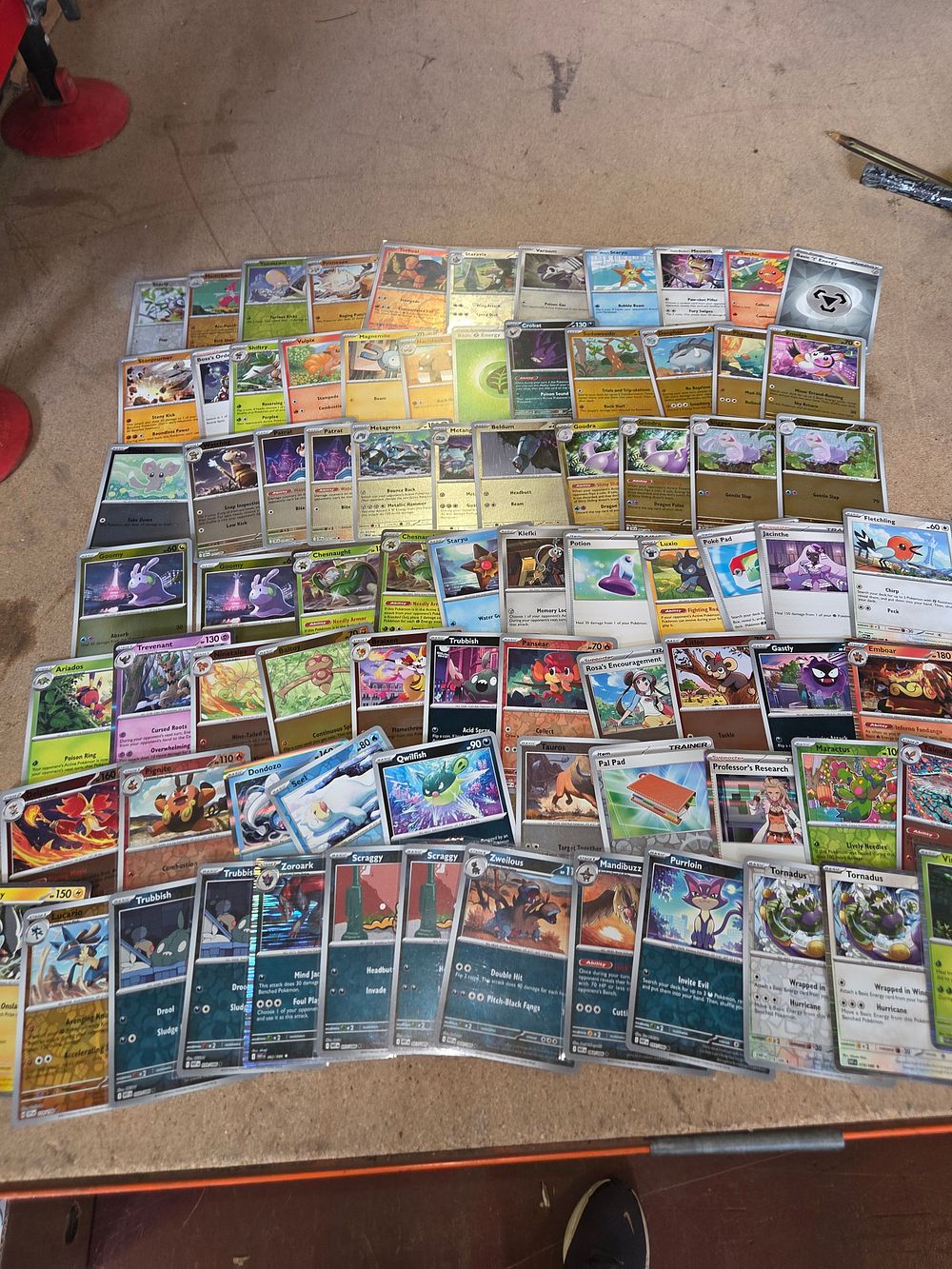 Lot 316 – A Collection of Pokemon Trading Cards Featuring Twilight Masquerade Illustration Rare Emboar and Holographic Rares