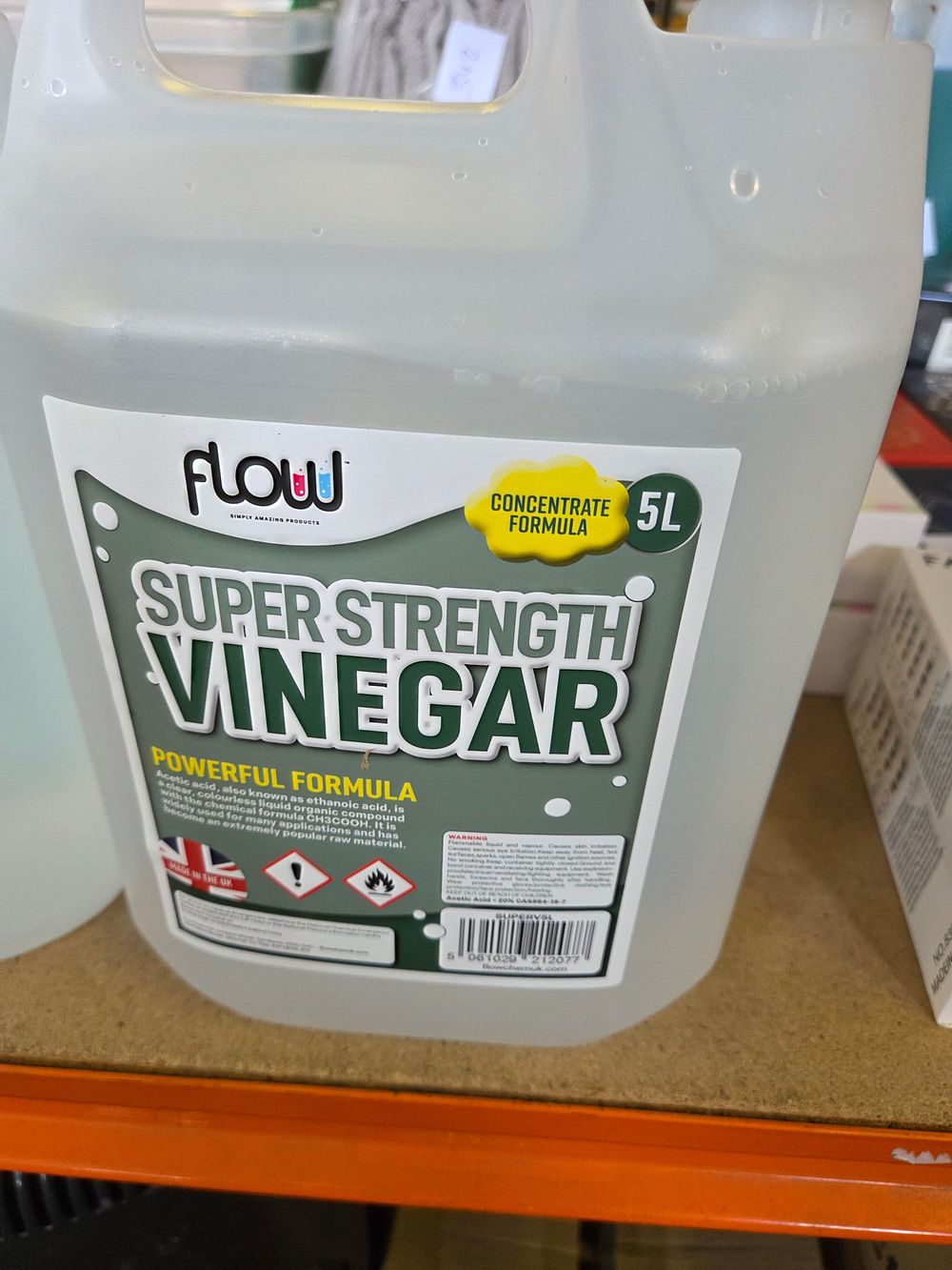 Lot 361 – 5 Litres of Flow Super Strength Vinegar Concentrate