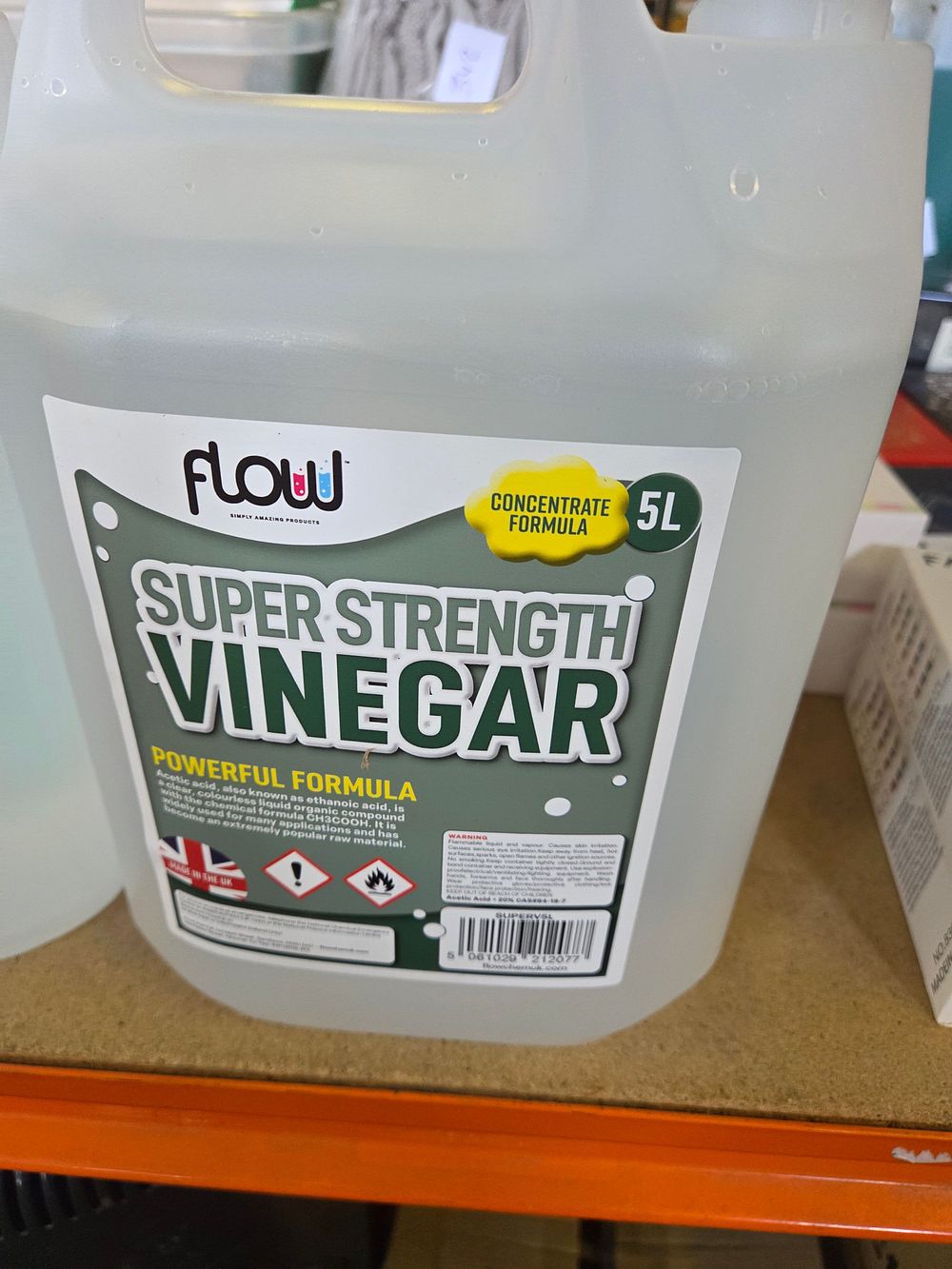 Lot 362 – Flow Super Strength Vinegar 5 Litre Concentrate