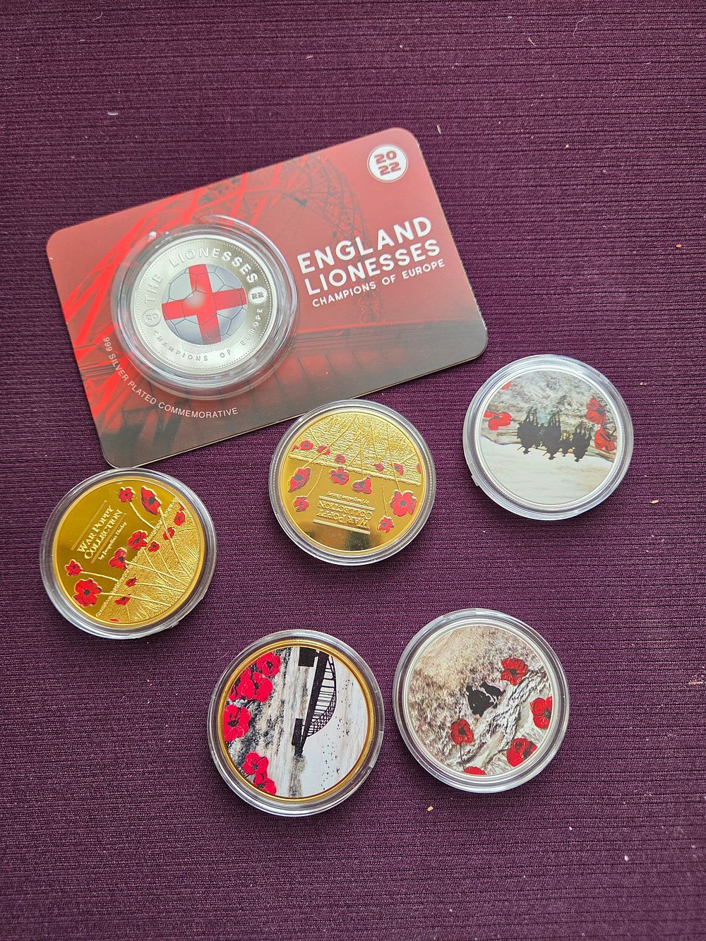 Lot 623 – UK 2022 Commemorative Medal Collection, Silver-Plated and Gilt