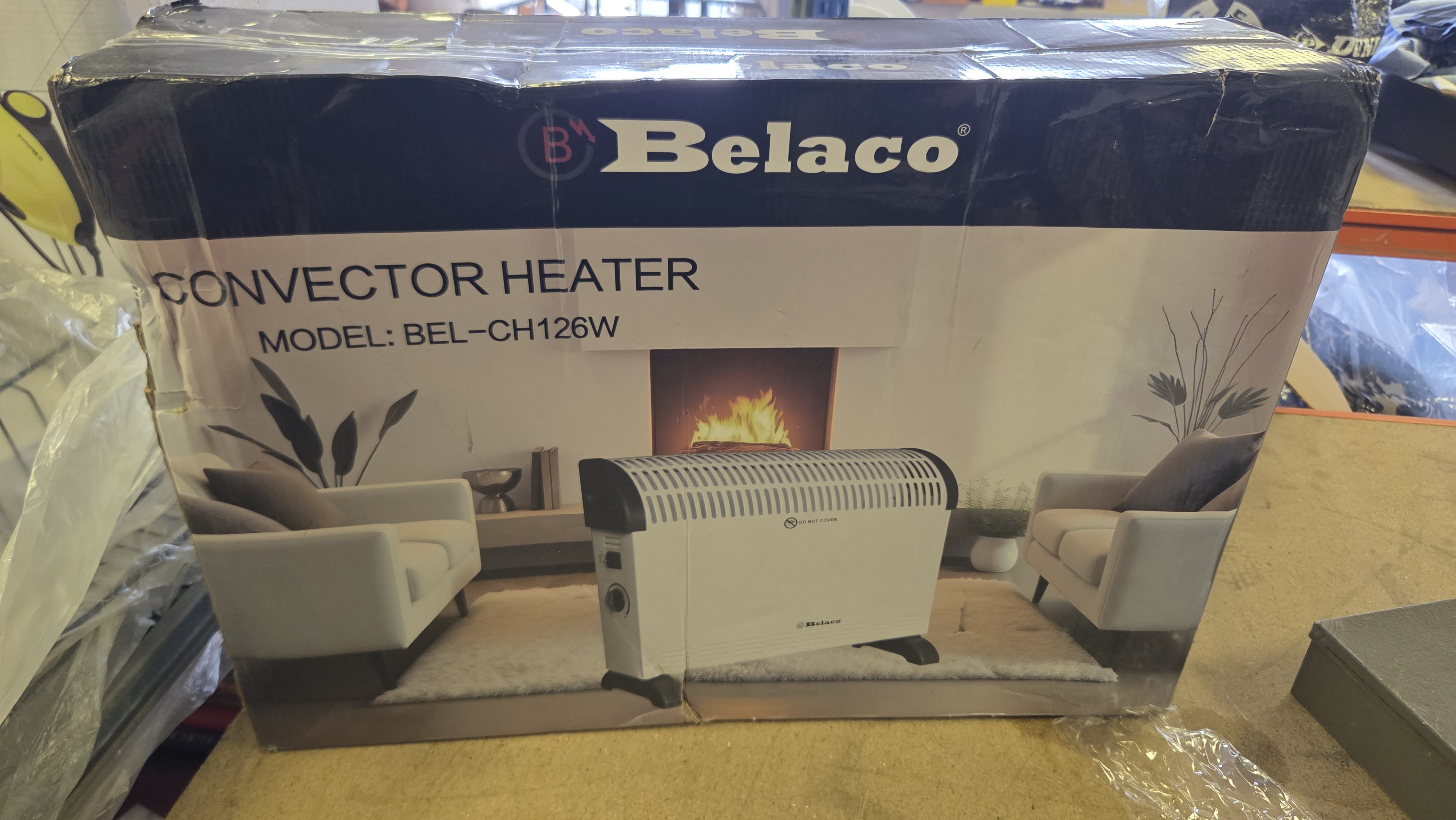 Belaco 2000W Electric Portable Convector Heater Model BEL-CH126W