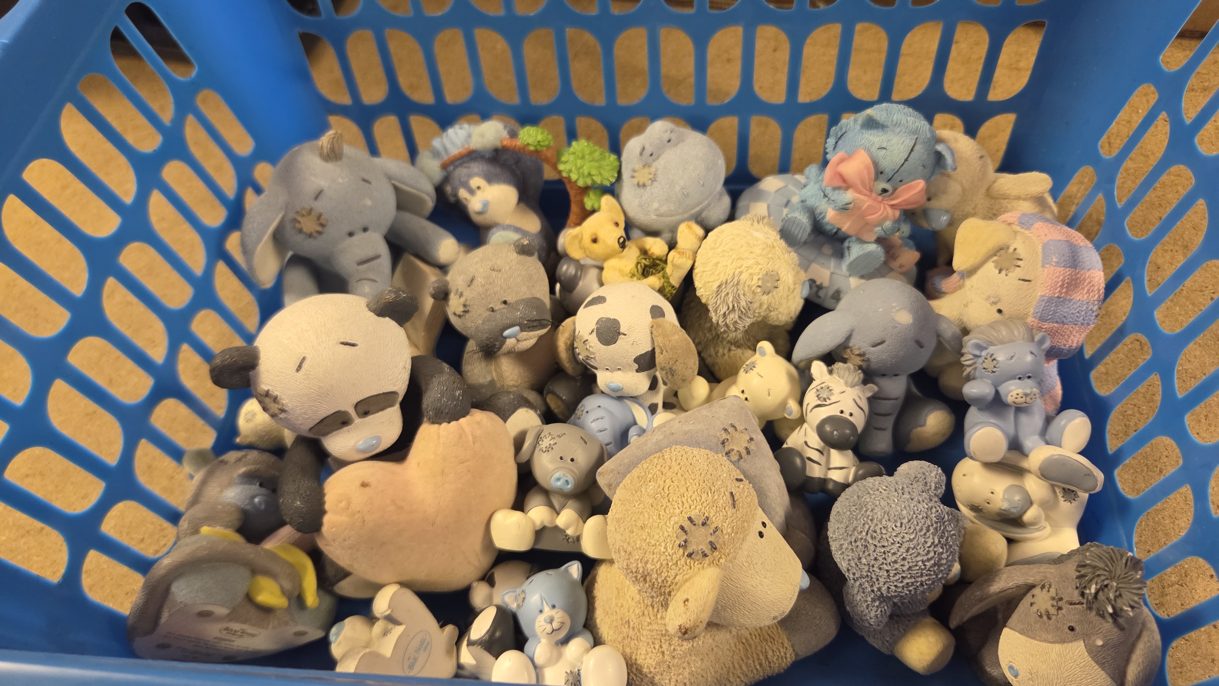 A Collection of My Blue Nose Friends Resin Figurines