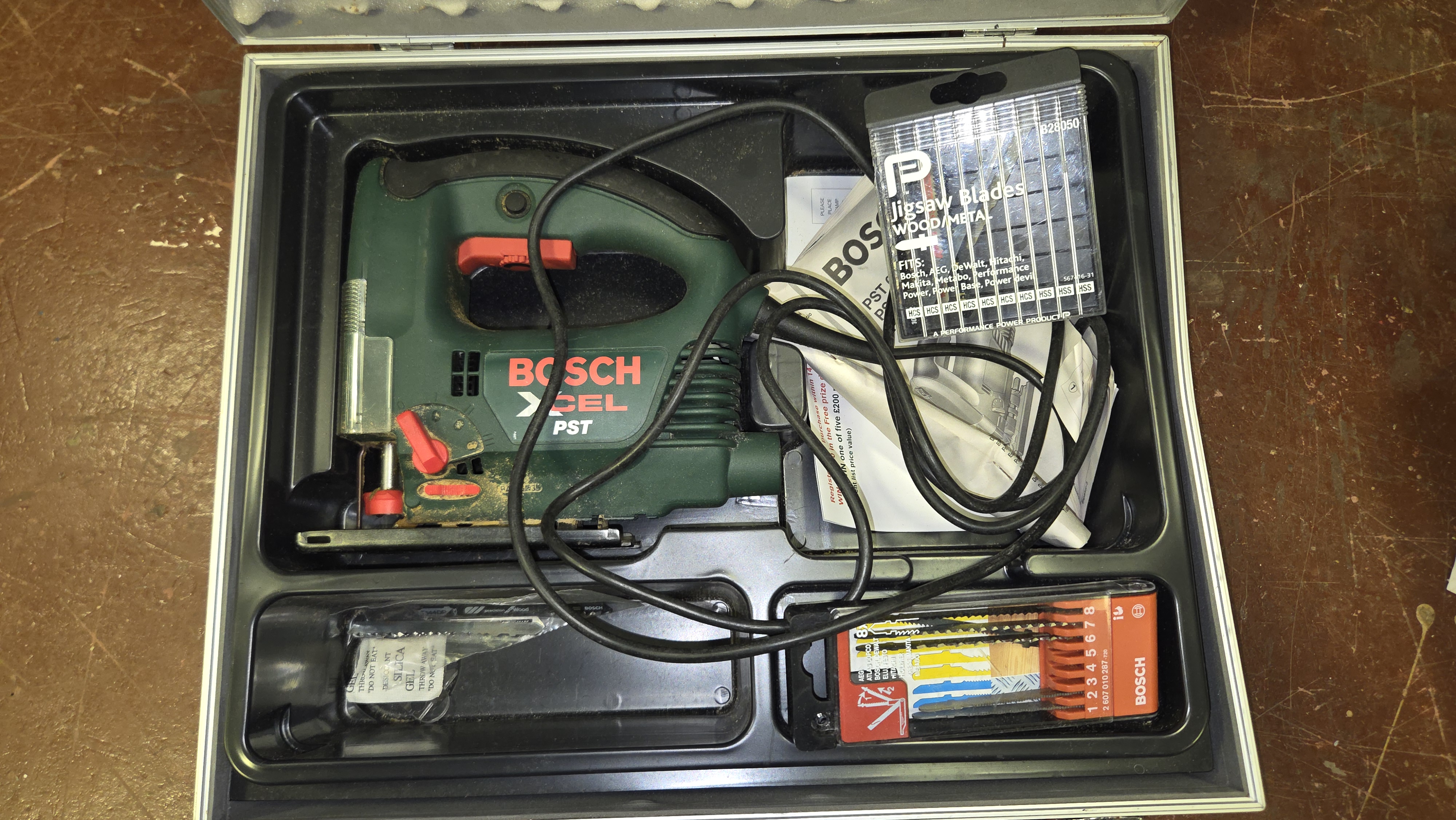 Bosch XCEL PST Corded Jigsaw and Blade Set in Case