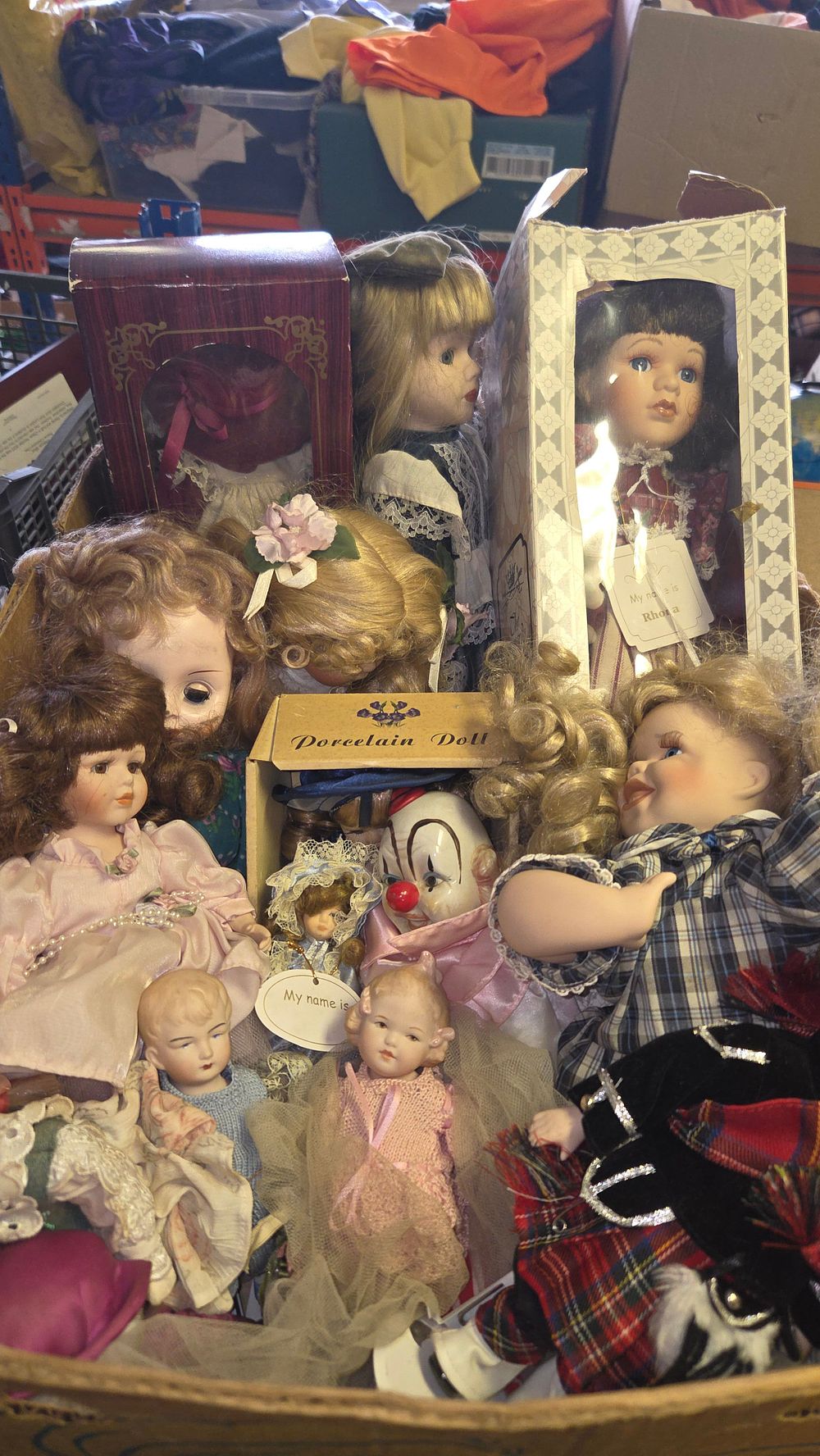 Lot 158 – A Collection of Late 20th-Century Collector Dolls