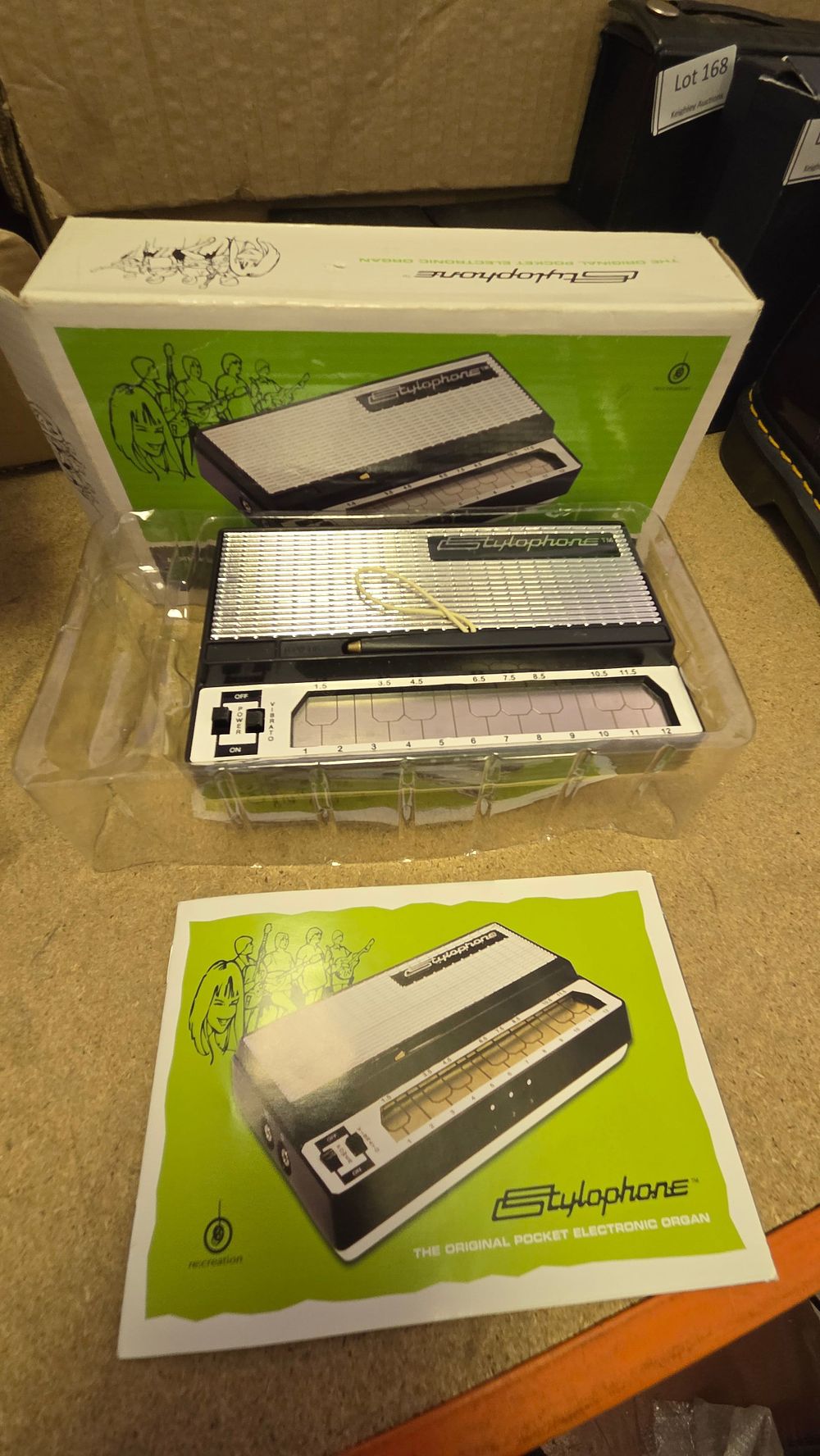 Lot 171 – Dubreq Stylophone Recreation Pocket Electronic Organ with Original Box and Manual