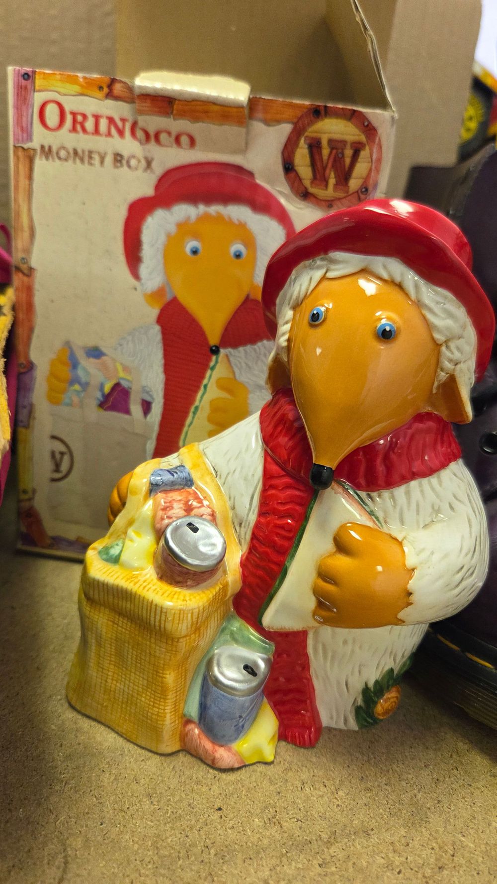 Lot 177 – Western House Orinoco The Wombles Money Box with Original Packaging