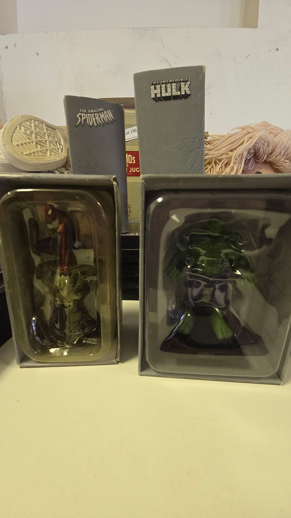 Lot 210 – A Pair of Eaglemoss Marvel Comics Superhero Figurines