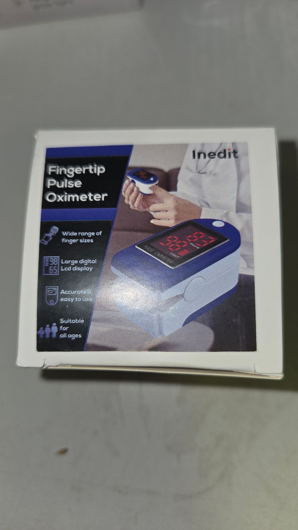 Lot 229 – Inedit Fingertip Pulse Oximeter in Original Retail Packaging