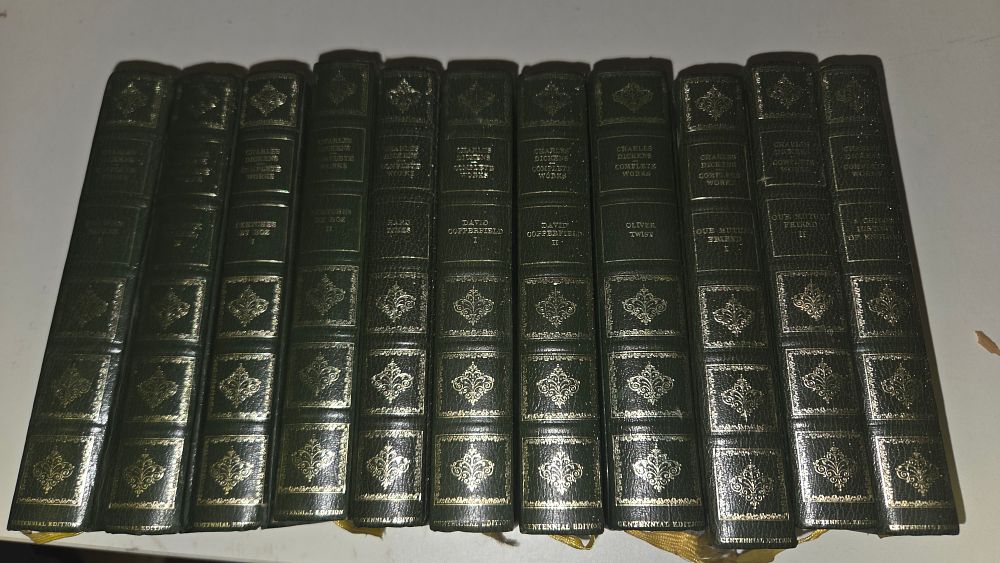 Lot 235 – Charles Dickens Complete Works, Centennial Edition. Heron Books. A Collection of Volumes.