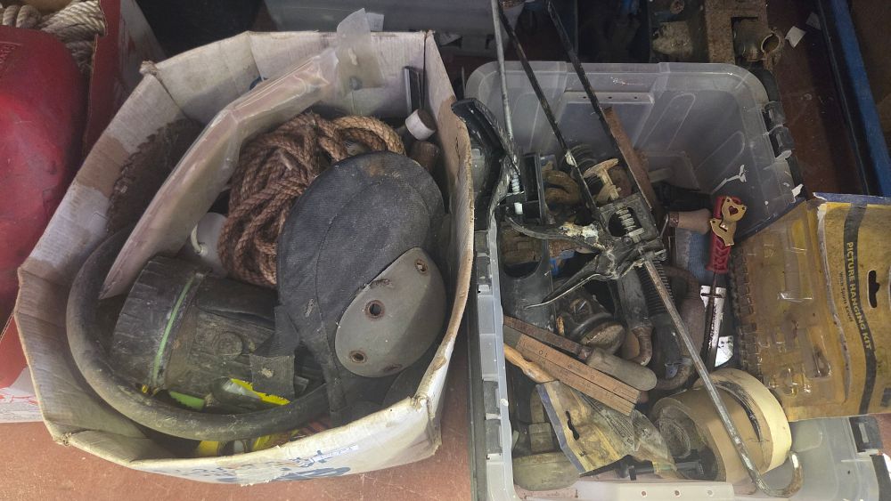 Lot 331 – An Assortment of Workshop Hand Tools Garage Sundries and Consumables